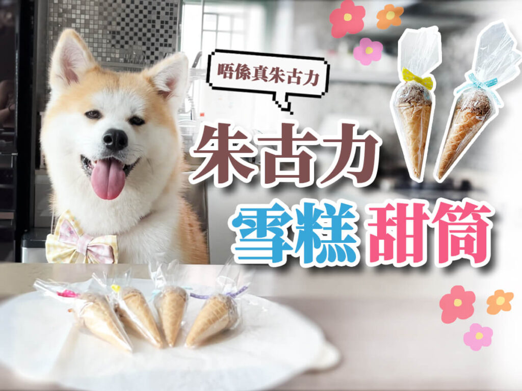 【毛孩教煮】朱古力雪糕甜筒🍦