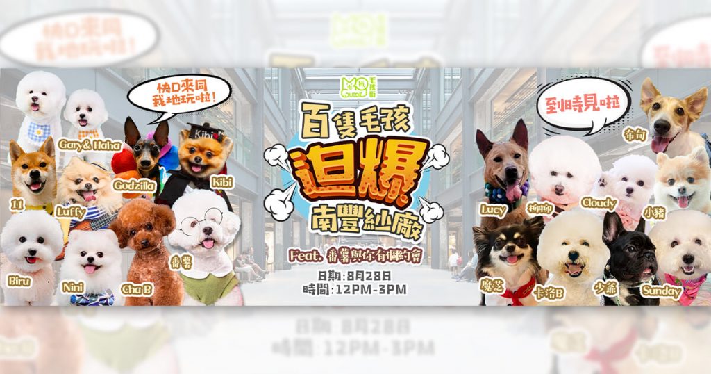 百隻毛孩迫爆南豐紗廠